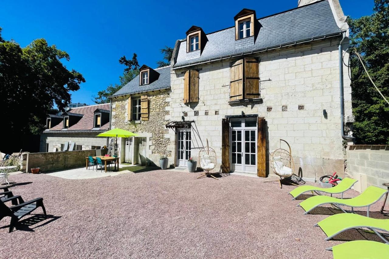 The Rabelaisian Room In A Charming Mansion At The Gates Of Tours Saint-Avertin Exterior foto